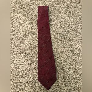 Missoni Deep Red Textured Tie